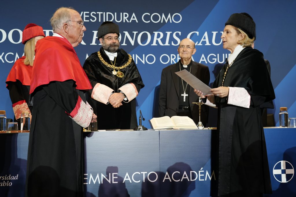 Marcelino Oreja, nuevo Doctor Honoris Causa de la Universidad CEU San Pablo