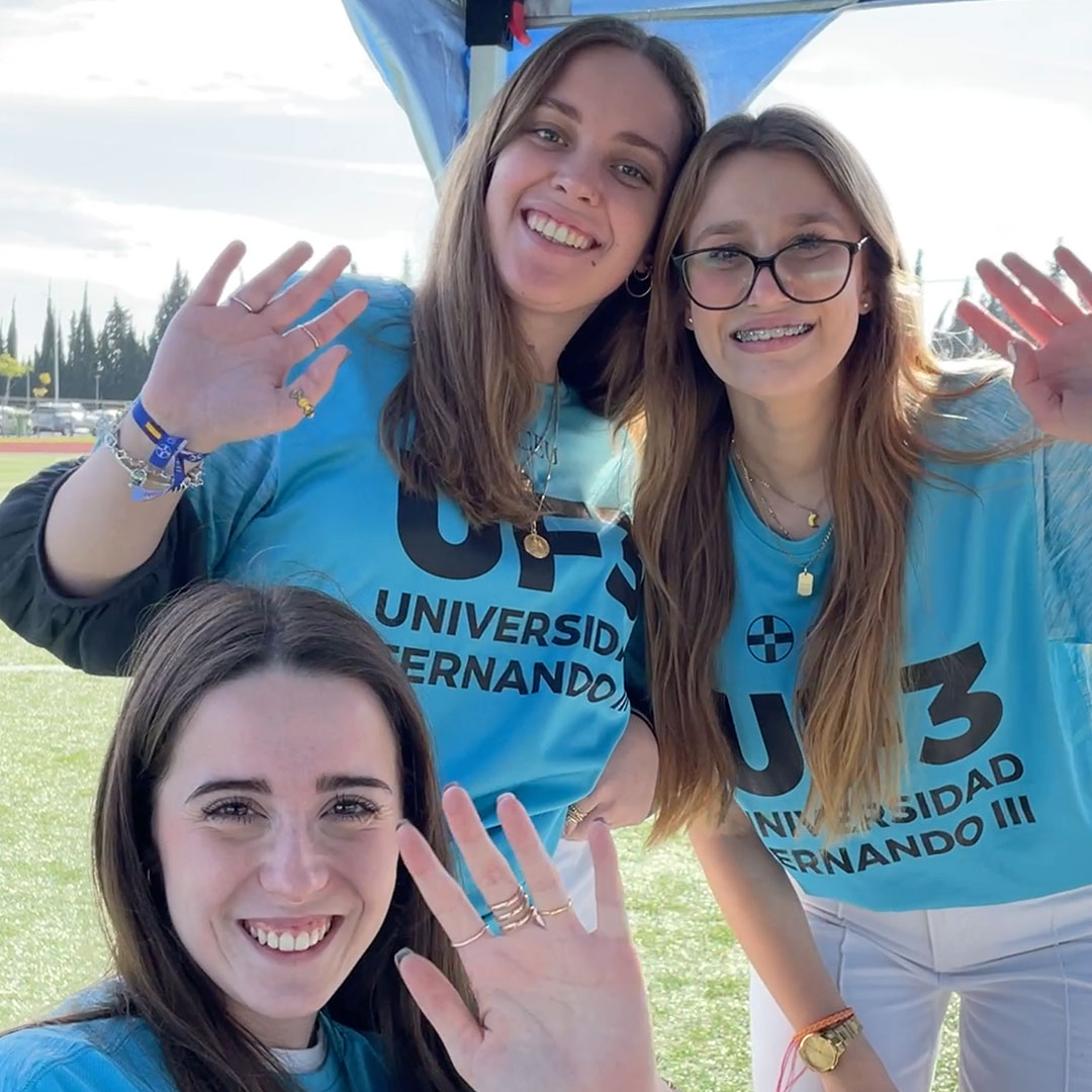 Voluntarios en el primer torneo de Olympics Cup de la Universidad CEU Fernando III