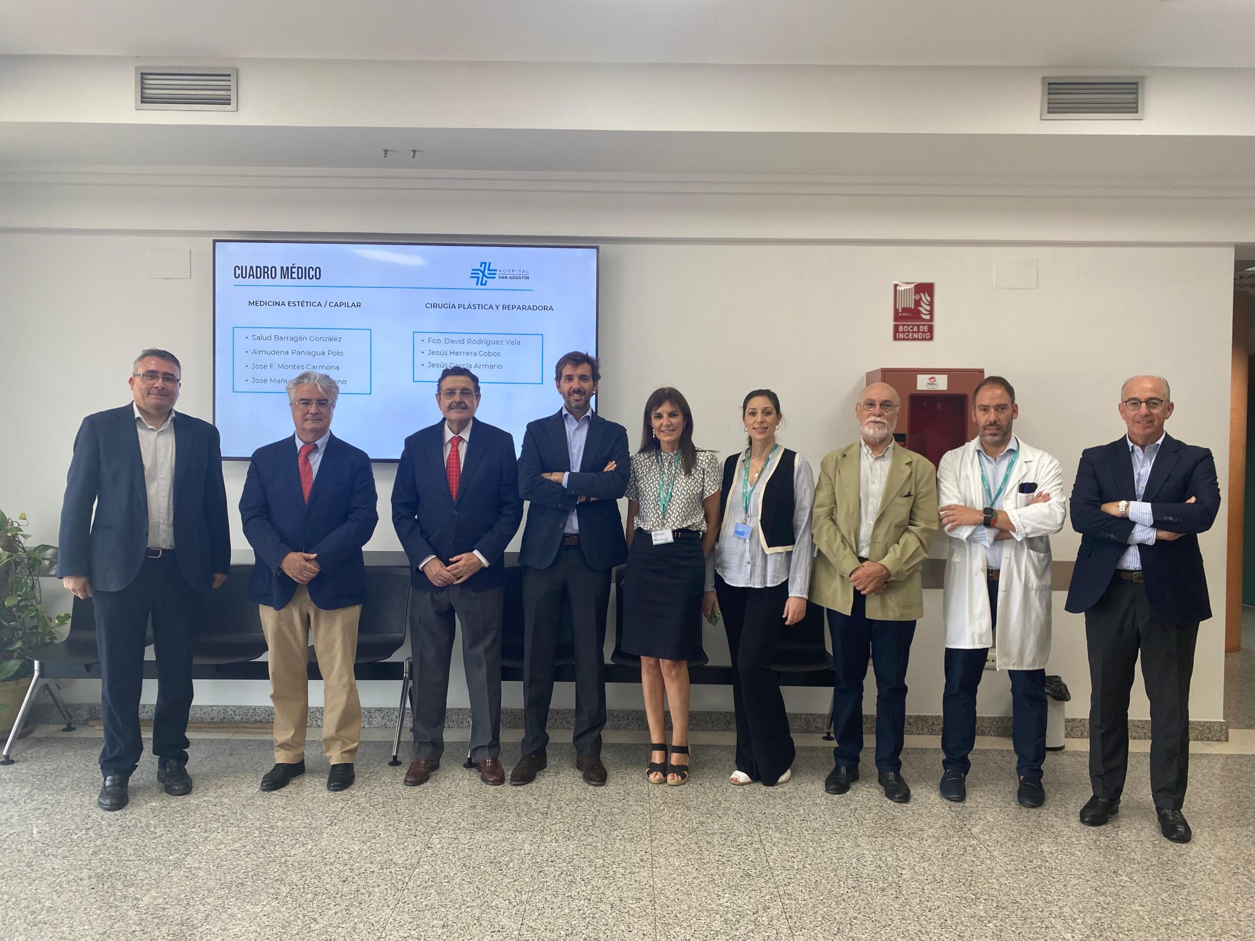La CEU UF3 visita el Hospital San Agustín