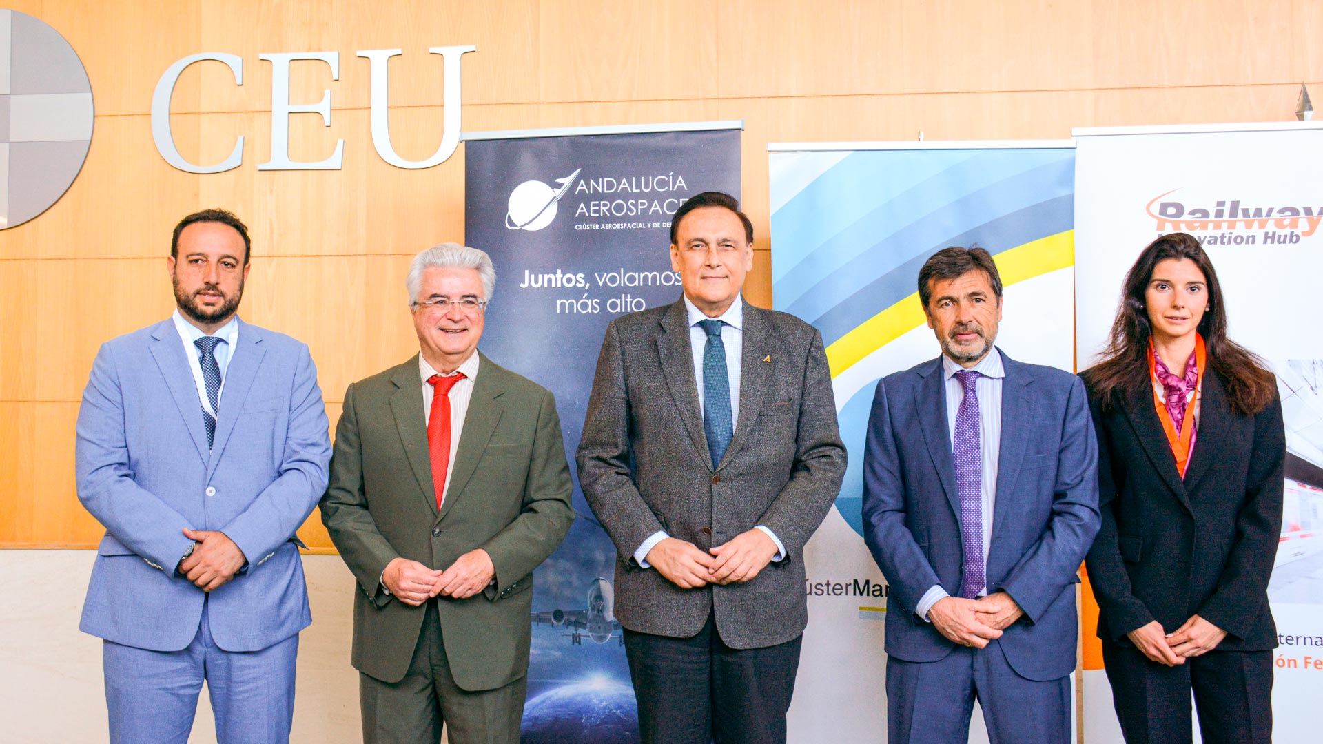 La CEU UF3 acoge el IV Encuentro de Clústeres Aeroespacial, Naval y Ferroviario