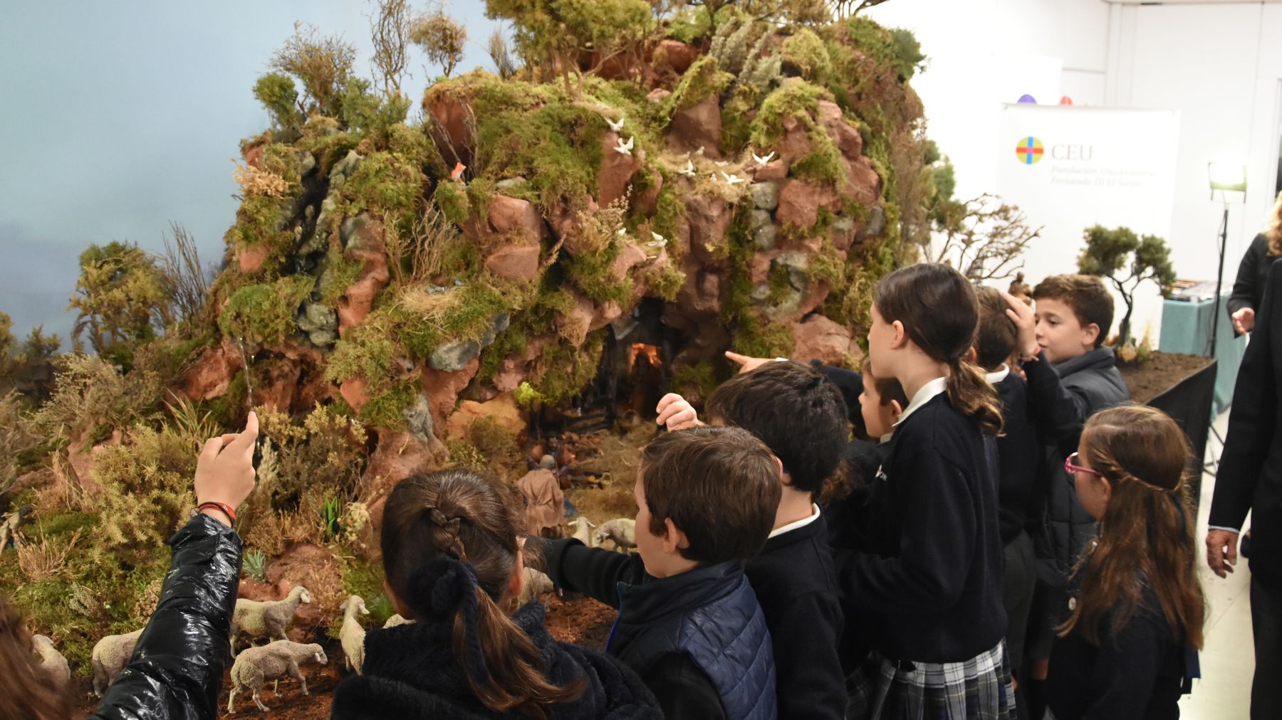 Inauguración y bendición del Nacimiento de la Alegría en la Fundación Caja Rural del Sur