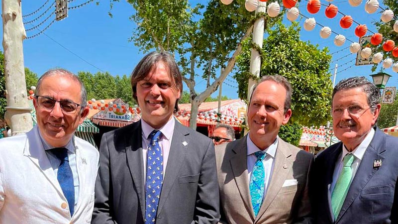 Presencia institucional de la CEU UF3 en la Feria de Sevilla